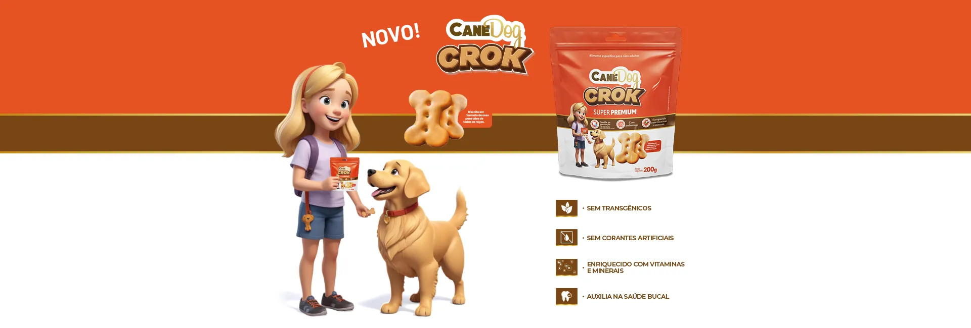 BANNER BISCOITO CANE DOG CROK - CANE PETS copy